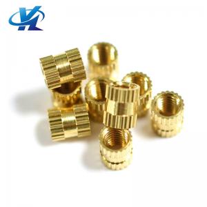 China Customize male female copper CNC parts round thumb stud brass blind self-clinching knurl rivet self-locking nut wholesale