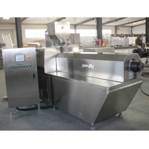 Full Automation Puff Extruder Machine / Snack Food Processing Machinery
