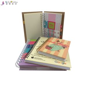 Hardcover Spiral Planners Printing Custom Journal Notebooks With Tabs