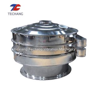 China Small Flour Powder Rotary Vibrating Screen , SUS304 Round Vibrating Screen on sale