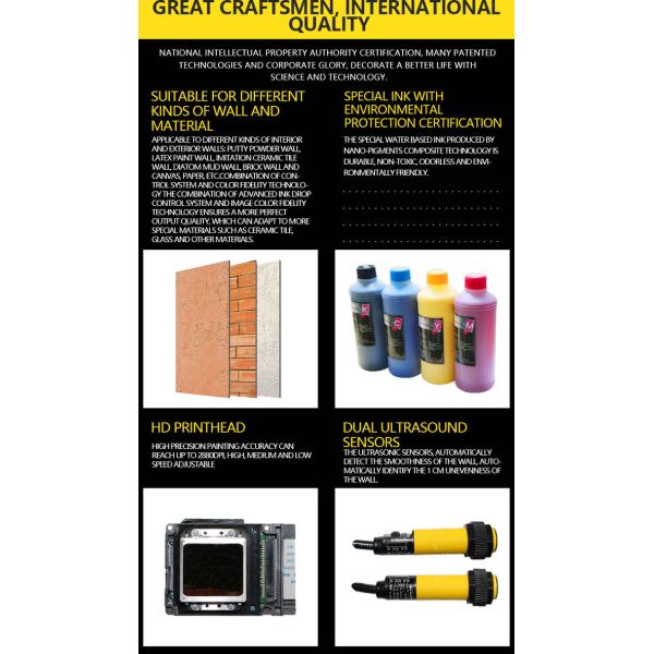 ZKMC Vertical 3d Wall Inkjet Printer Advertising Decoration 2