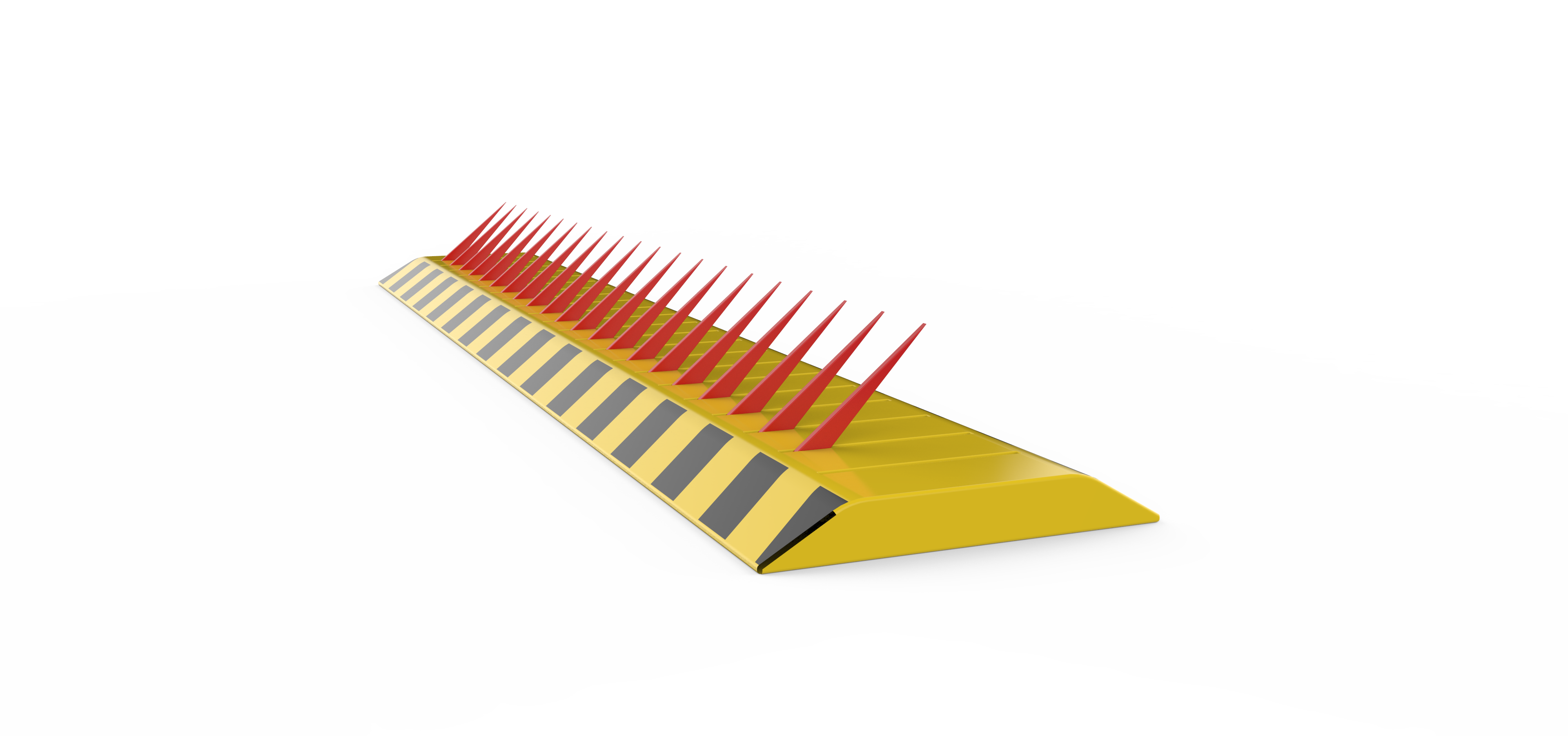 Embedded Type Spike Tyre Killer 10mm Adjustable Spike Height 83mm Depth