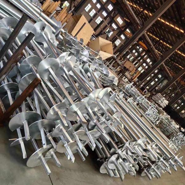 Foundation Helical Piles Solar Panel Ground Screw Deck Helical Anchor Fence Screw Pile