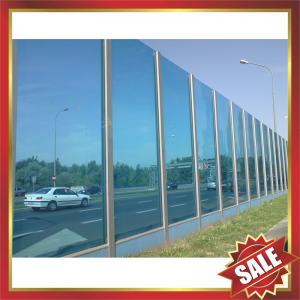 China Polycarbonate sheet,pc sheet,polycarbonate plate for highway sound barrier sound barrier-excellent road sound barrier wholesale
