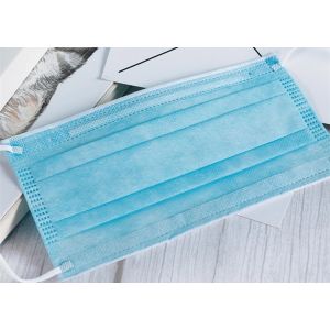 Waterproof Medical Grade Face Mask With Elastic Earloop Environment Friendly