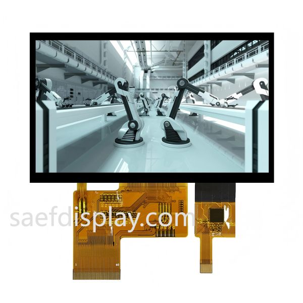 4.3" 1000nit IPS TFT LCD | 480×272 RGB | Capacitive Touch | RGB 24-bit Parallel | -30°C to +80°C (USA/Germany)