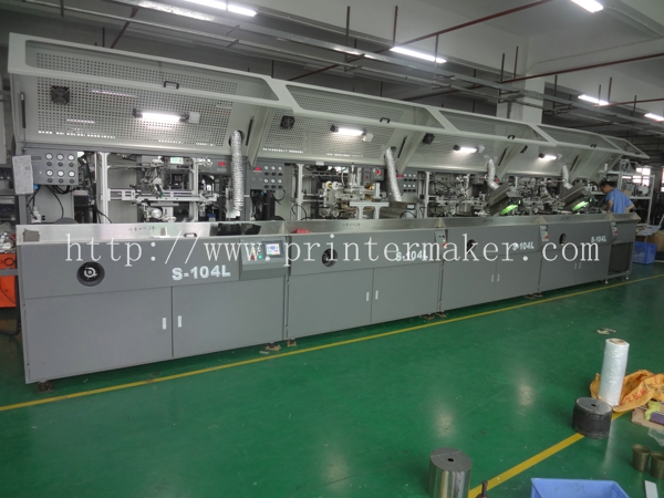 4 Color Fully Automatic UV Screen Printing Machine