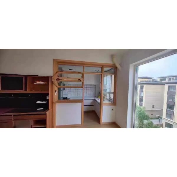 Aluminium Bi Fold Window Fold up Glass Windows American Vertical Roll up Grid Window for Bar Shop Coffee Graphic