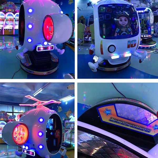 Adventure coin operated indoor fighter plane shooting simulator EPARK luxury video arcade game ride on machine for sale