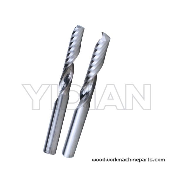 Single Flute PVC Acrylic End Mill Carbide Milling Cutters Milling Cutters easy chip removal