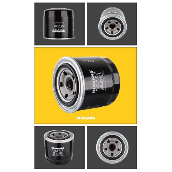 J6637 Vehicle Oil Filter Carbon Deposition HITACHI Filter For Engineering Vehicle