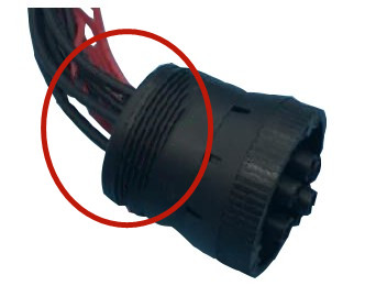 Deutsch 6-Pin J1708 Female to Molex 20 Pin Female Cable with Fuse