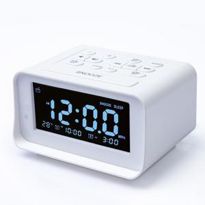 China Telescopic Antenna LED Alarm Clock Radio ABS Plastic Material For Indoor on sale
