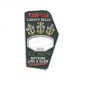 China Custom design fashion zinc alloy wall mount metal bottle opener with your logo on sale