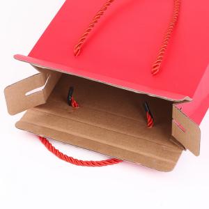 China Recyclable Cardboard Wine Boxes , 2 Bottle Wine Gift Box Well - Sealing wholesale