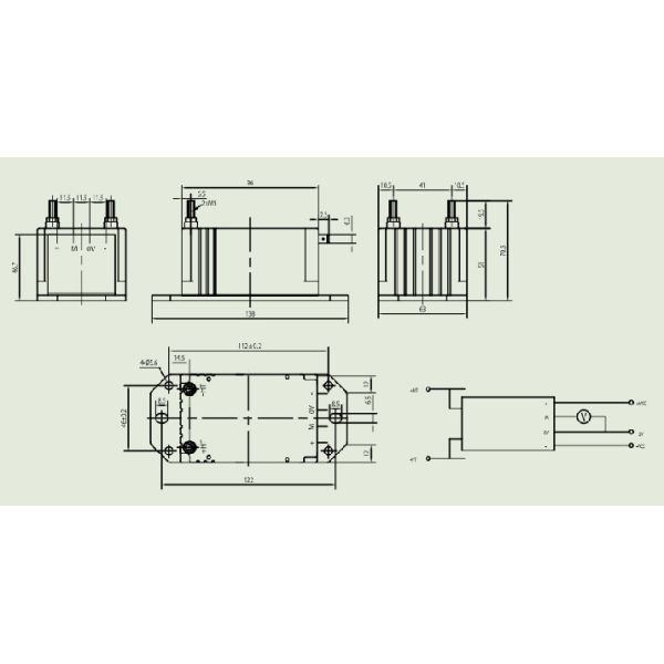 4us Response 1400VA Magnetic Modulation Voltage Sensor