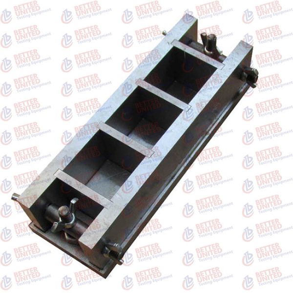 INTERTEK Certified Cement Testing Machine Three Gang Mould 40mm