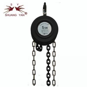 China Round Manual Lifting Chain Hoist High Cost Effecient Type 1T*3M HSZ wholesale