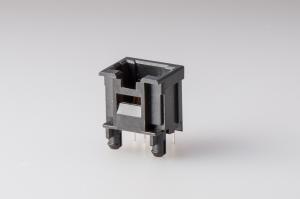 China Plastic RJ11 RJ45 Jack Cat6 Rj45 Socket Top Enter Female Connector 4P4C/ 8P8C Single Port wholesale