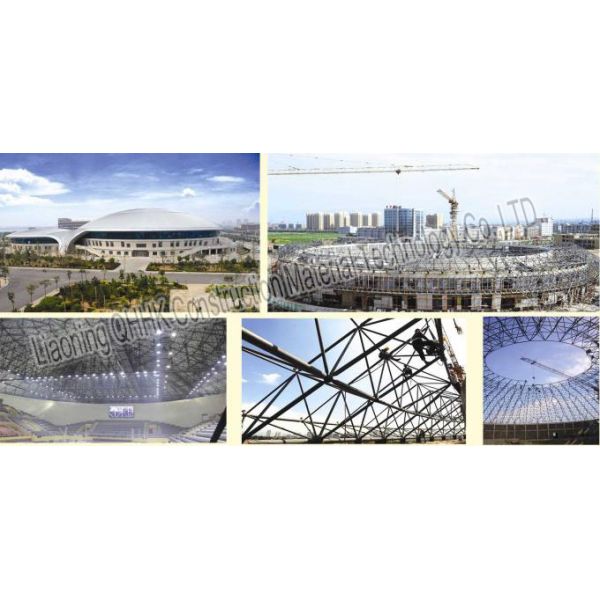 High Strength Lightweight Structural Steel Roof Trusses For Sport Hall