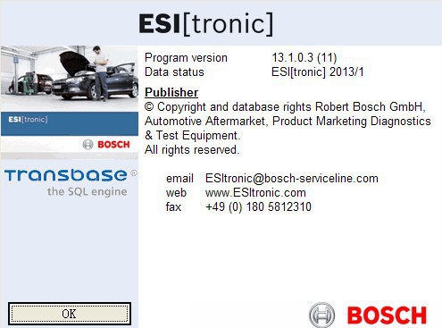 BOSCH ESI 2013.3 Full Package with Free Keygen , Multi-Language Automotive Diagnostic Software