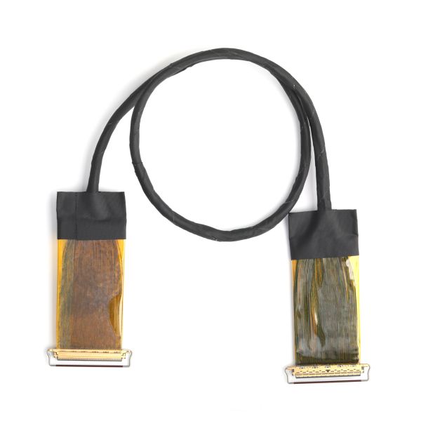 50-Pin Micro-Coaxial Cable Assembly with AWG38 Shielded Wire for High-Speed Data