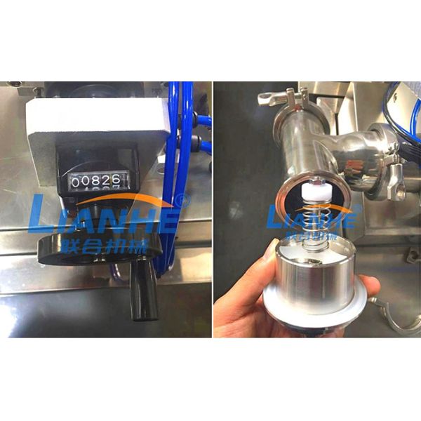 Semi Automatic Liquid Filling Machine 0.6-0.8MPa Horizontal Durable