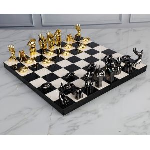 China Entertainment 2 SETS Titanium Decorative Chess Board wholesale