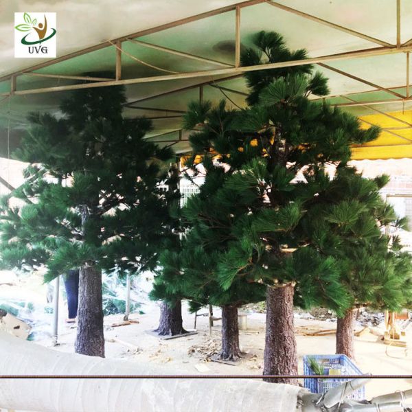 UVG christmas trees decorating with artificial pine tree branches for garden ornament GRE066