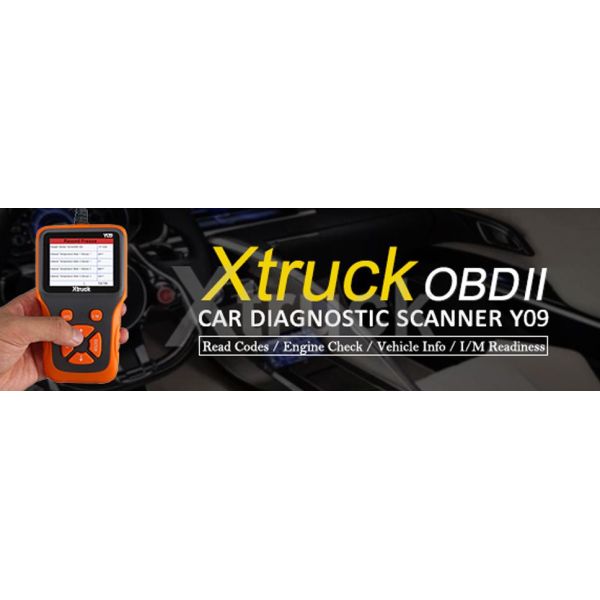 XTRUCK Y09 OBD2 Scanner with 1 Year Warranty and Free Updates