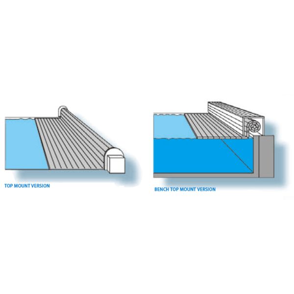 Automatic Pool Cover Swimming Pool Equipment With CE Certifications PC With UV Stable