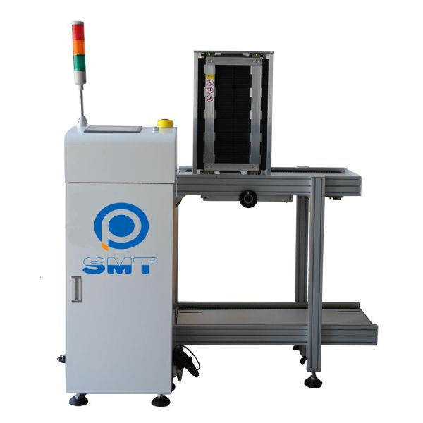 Small Wheel Container Loader Surface Mount Machine Automatic PCB Magazine Loader