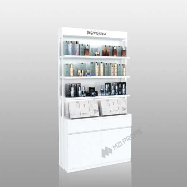 ZhMS-V6 Adjustable Light Source Skincare Display Cabinet with Soft Film Light Box
