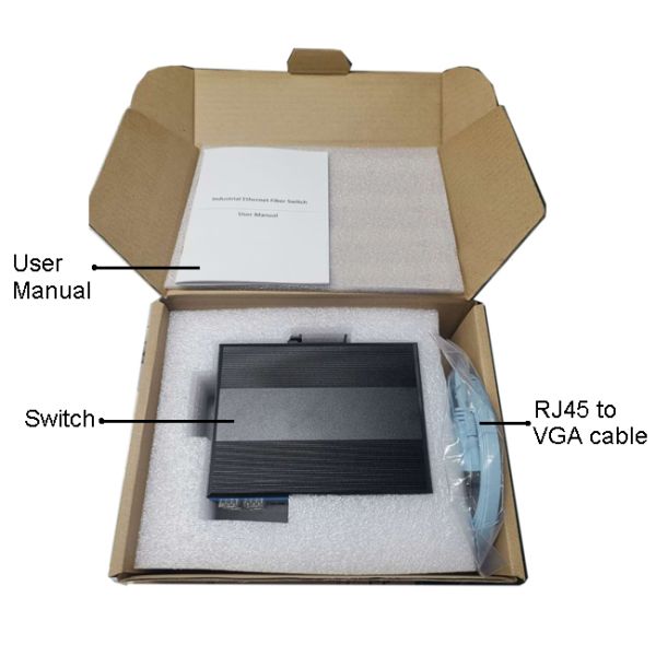 Industrial Ethernet Managed POE Switch L2 8x10 / 100 / 1000base-T 2x1000base-X SFP