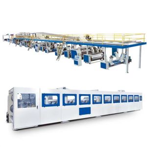 Buy cheap Automatic Grade Corrugated Cardboard Production Line for 3 Ply 5 Ply 7 Ply from wholesalers