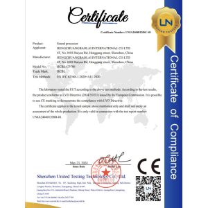HENGCHUANGBAOLAI INTERNATIONAL CO LTD Certifications