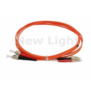 Buy cheap Orange LC FC 9 / 125 Single Mode Duplex Fiber Optic Cable With UPC Polish from wholesalers