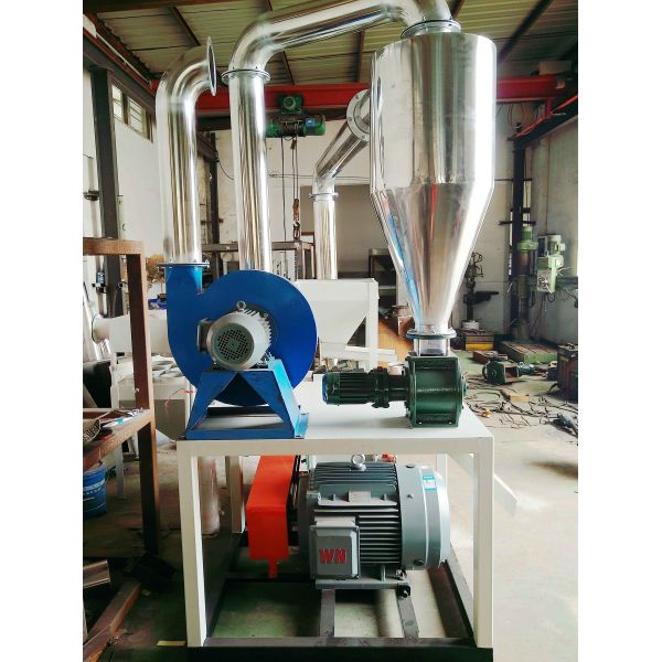 37kw PE Plastic Granules Machine , Double Shaft Waste Plastic Recycling Machine