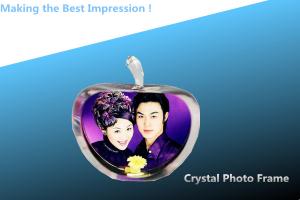 China 3D LASER ENGRAVING/crystal photo frame/acrylic photo frame/PHOTO FRAME/APPLE ACRYLIC FRAME wholesale