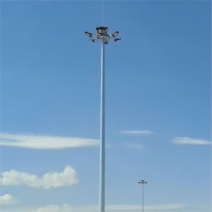 Communication Broadcasting Telecommunication Monopole Antenna Tower ASTM A123/