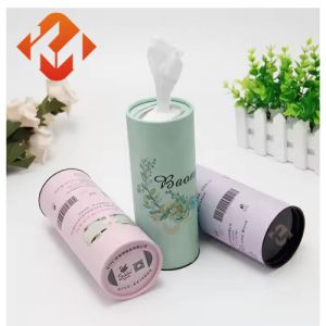 China Recyclable Facial Tissue Tube Customizable Household Bio-Degradable Matt Lamintation wholesale