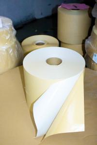 China Release Liner Kraft  Jumbo Printing Paper Roll 80u Surface Thickness Paper Cell Type wholesale