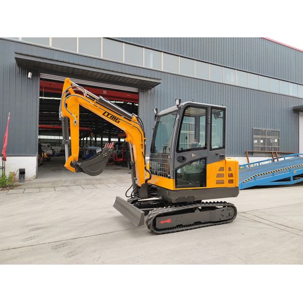 constuction digger swing arm small 3Ton excavator with close cab