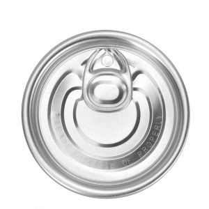 Recyclable 3D Coffee Tin Can Lid Customized With Embossing Printing