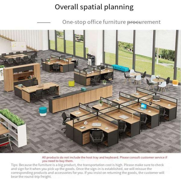 Cubicle Workstation Furniture Office Desk Partitions And MFC Coworking Desk