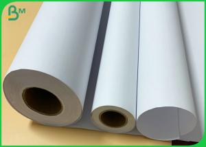 China Wide Format 24" X 150' CAD Rolls 20lb Ink Jet Bond Paper Rolls With 2" Core wholesale