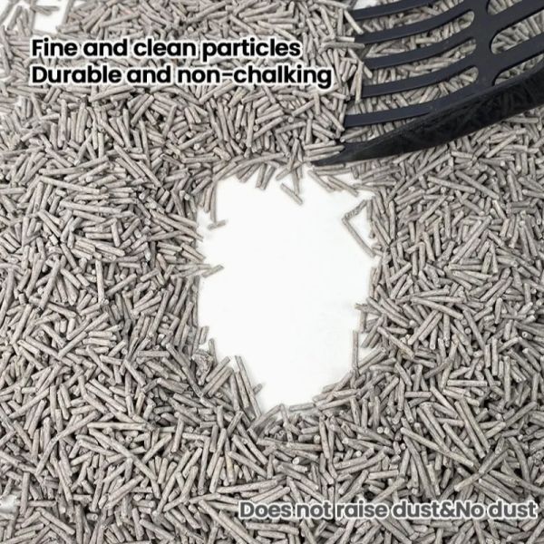 Deodorizing Activated Carbon Cat Litter Grey Biodegradable Tofu Cat Litter