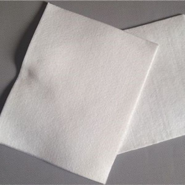 Pure White 250g/sqm Polypropylene Nonwoven Geotextile Prevention Intermixing