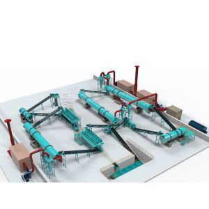 Buy cheap Water Soluble Slow Release NPK Fertilizer Production Line With Water Steam Drum from wholesalers