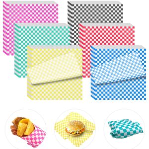 China Disposable Custom Printed Wax Paper Sheets For Sandwich Food wholesale